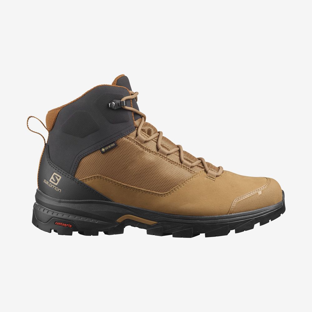 Bottes De Randonnée Salomon Homme Marron - Salomon OUTWARD GORE-TEX - France (0975-WEDMG)